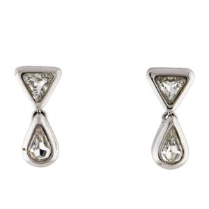 CHRISTIAN DIOR Vintage Crystal Drop Earrings
